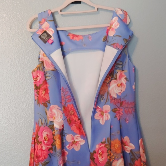 Vince Camuto Floral Dress Size 14 - Picture 12 of 14